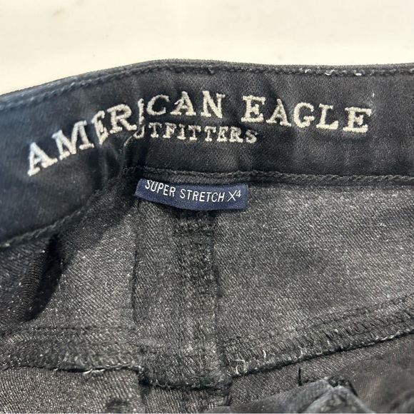 American Eagle Black High Rise Skinny Jeans - Picture 4 of 6